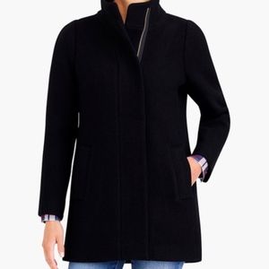 JCREW City Coat Black Size 6